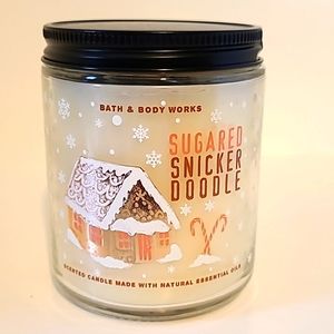 Sugared Snicker Doodle Candle. One Wick, 7 ounces,